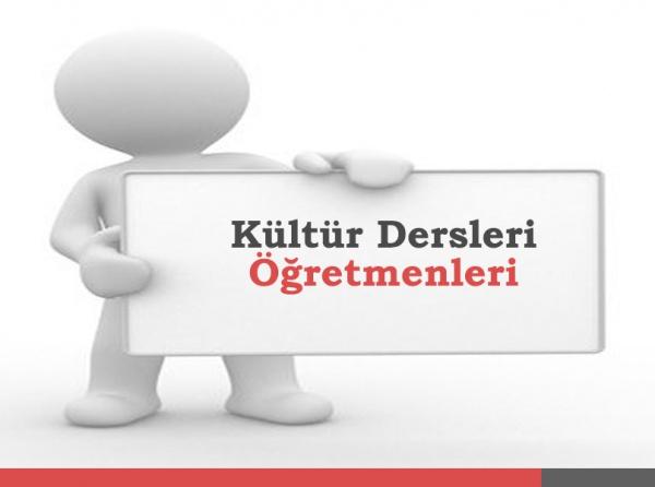 Kültür Dersleri Öğretmenleri